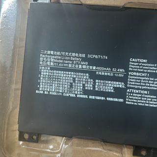 Batteria KYUER BTY-M49 per MSI Modern 14 B4M B4MW B10M B10MW B10R B10RAS B10RASW B10RBS B10RBSW B11M B11MO B11MOU B11MOL B11S B11SB B11SBU B11SBL Prestige 14 A10M A10SC A10RAS A10RB A10RBS Summit E14...