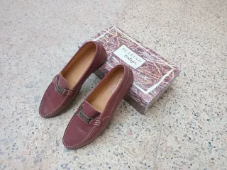 Zapatos mocasines mujer marrones