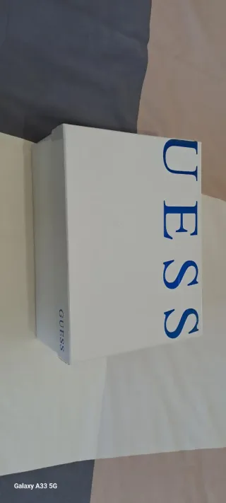 Scarpe con tacco Guess blu e bianche