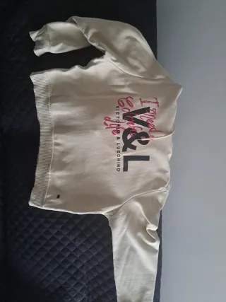 Sudadera V&L Beige y Rosa