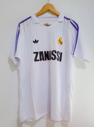 Camiseta Juanito 7 blanca Zanussi XL futbol retro