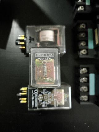 3 Relé Ralux y minutero con zócalos