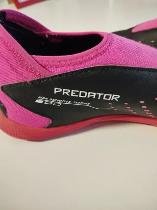 Zapatillas Adidas Predator Futbol Negro/Rosa