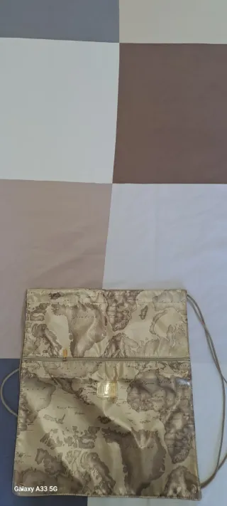 Borsa Alviero Martini Beige/Marrone Mappa