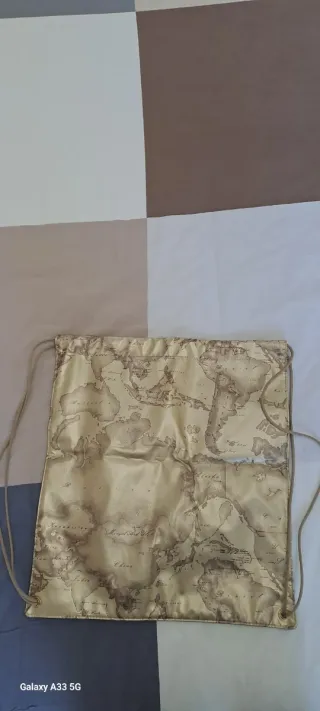 Borsa Alviero Martini Beige/Marrone Mappa