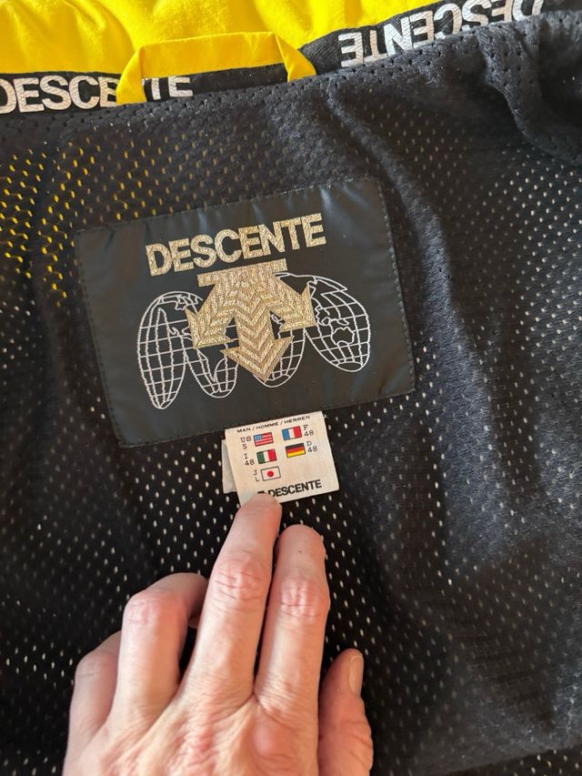 Giacca Sci Descente Gialla e Nera