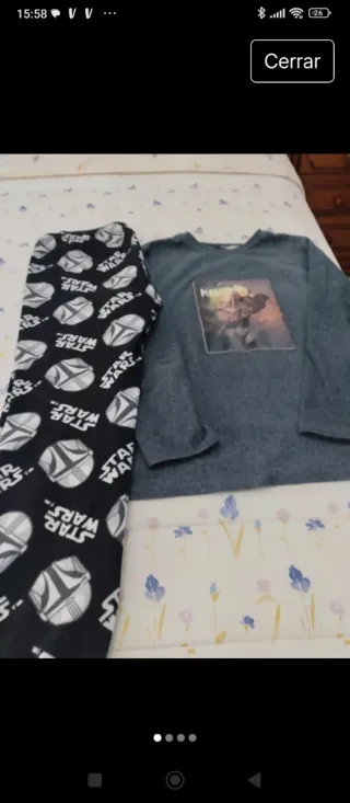 Pijama Star Wars niño talla 2