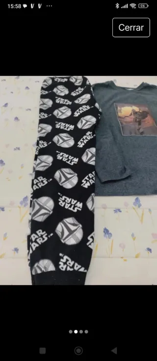 Pijama Star Wars niño talla 2