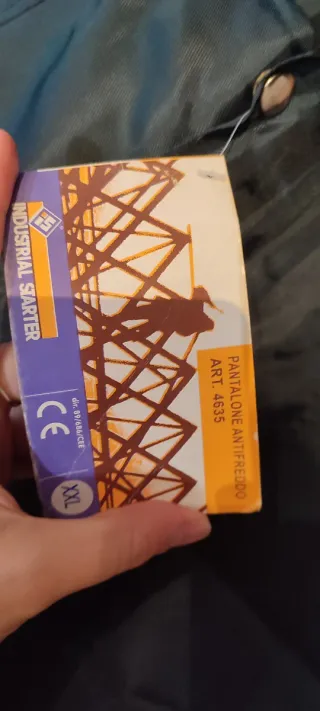 Pantalones de trabajo acolchados antifrío