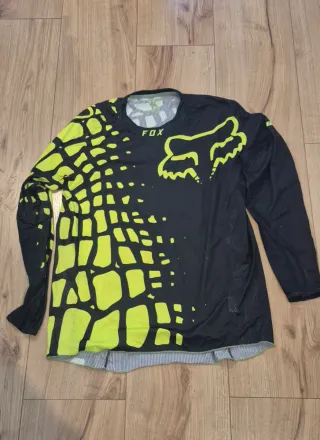 Camiseta Fox 360 Talla XL Negro/Amarillo Fluor