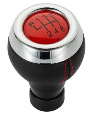 Pomo palanca cambios Mini Cooper 6 vel. rojo