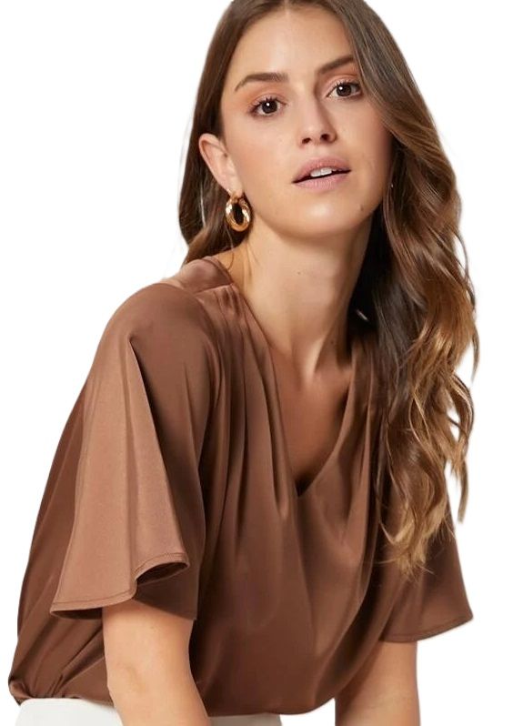 Blusa Shein Marrón Talla M