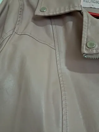 Cazadora Biker KELREBE Rosa Talla L