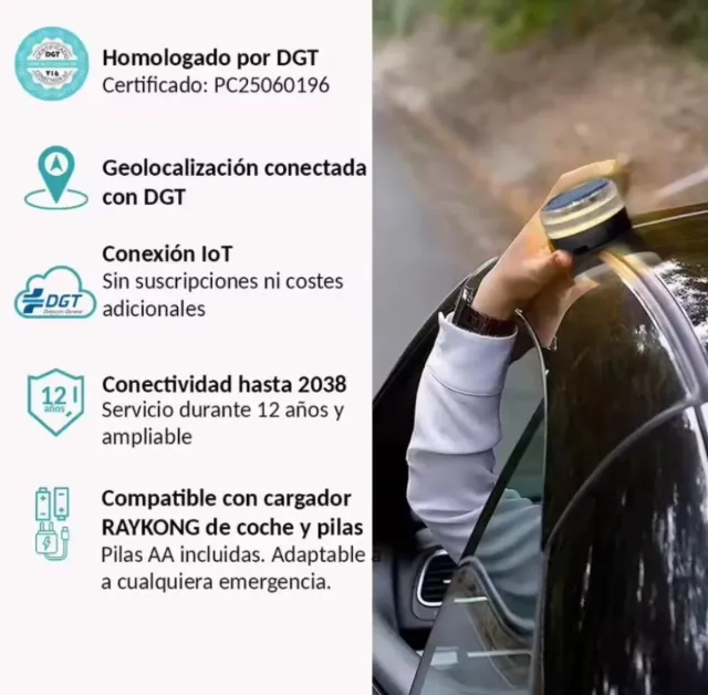 Baliza V16 Geolocalizable Raykong DGT 3.0