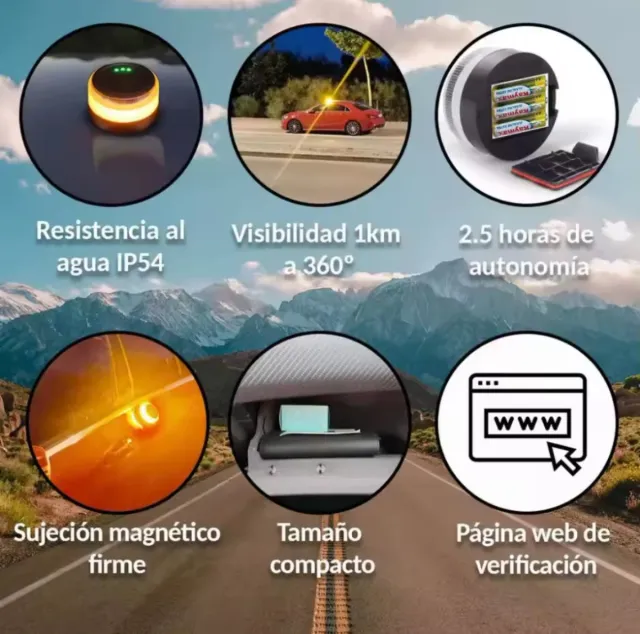 Baliza V16 Geolocalizable Raykong DGT 3.0