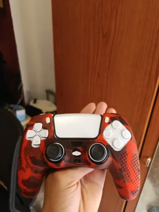 Mando PS4/PC Camuflaje Rojo