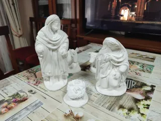 Nacimiento Hebreo Escayola San José mide 25 cm.