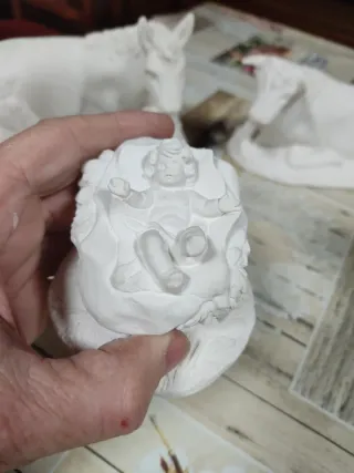 Nacimiento Hebreo Escayola San José mide 25 cm.