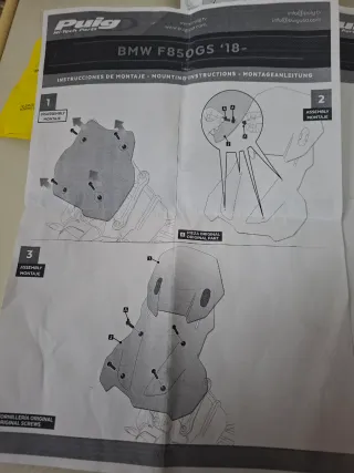 Cúpula Puig Adventure  BMW F850 GS 18 ahumada