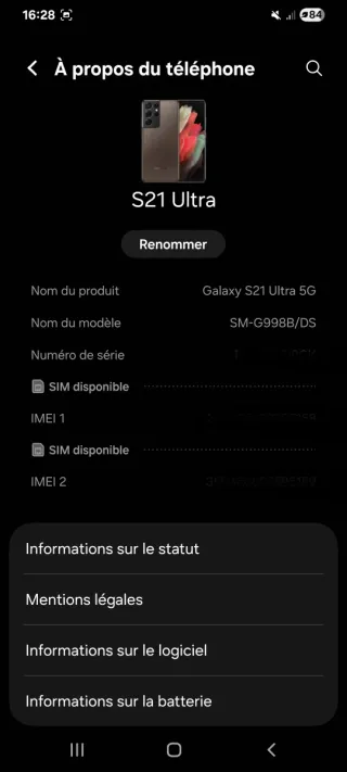 Samsung S21 Ultra 5G 512GB Viola
