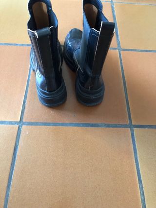 Botines piel Zara negros