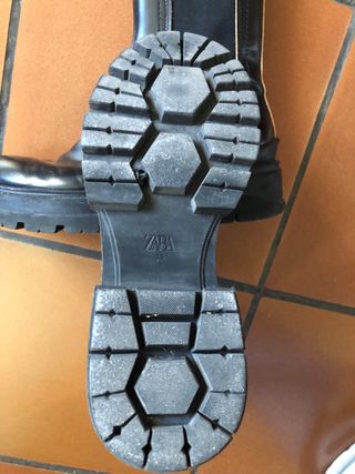 Botines piel Zara negros