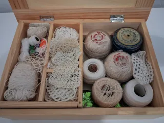 Caja Antigua Costura Hilaturas Fabra Coats