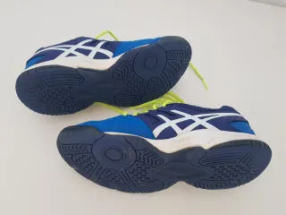 Zapatillas Asics azul y blanco