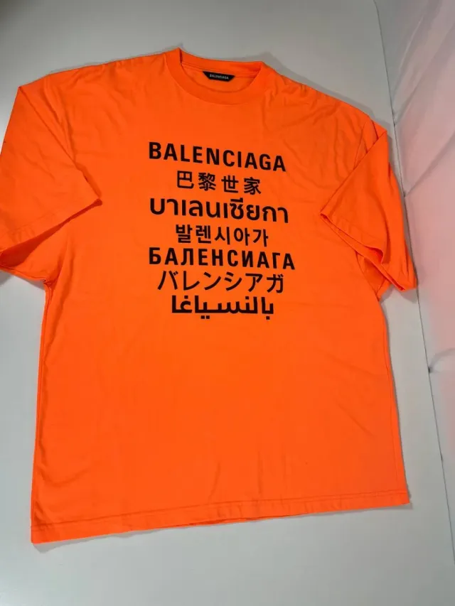 Camiseta Balenciaga Naranja
