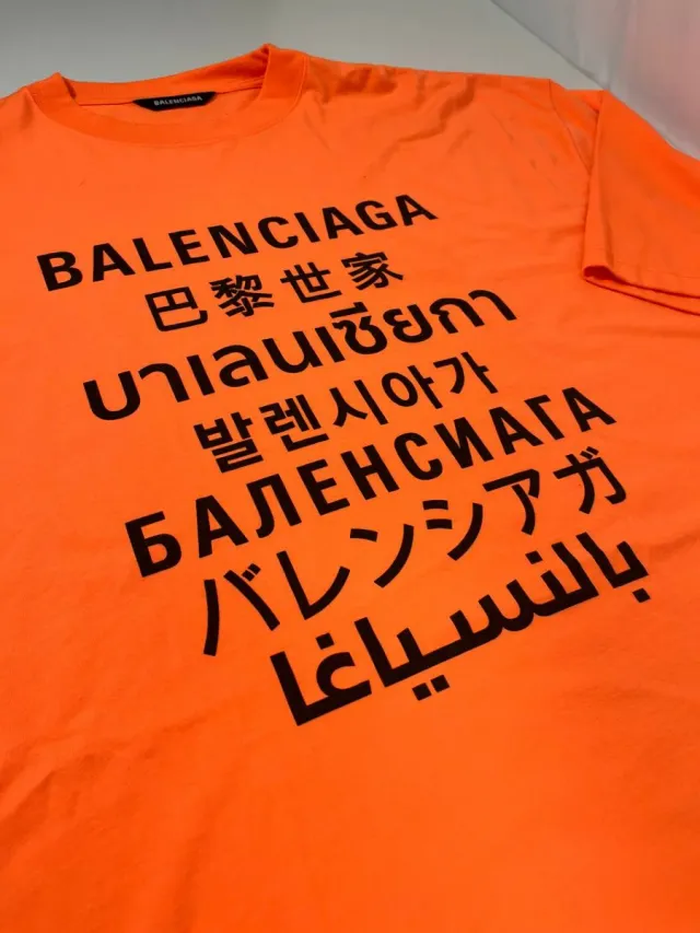 Camiseta Balenciaga Naranja