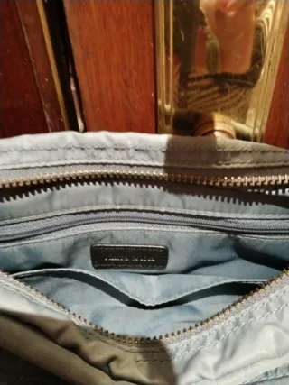 Bolso Bimba y Lola Nylon Bandolera Gris... vitage