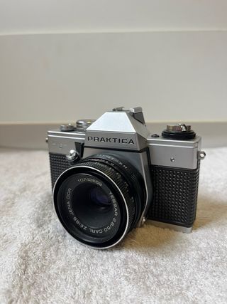reflex rullino Praktica lente Carl Zeiss