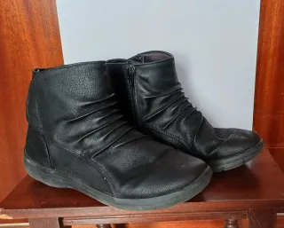 Botines Skechers 37 Negro Memory Foam