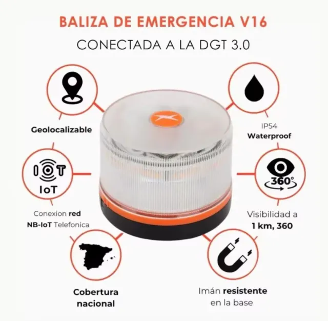 Baliza V16 LED Novedad