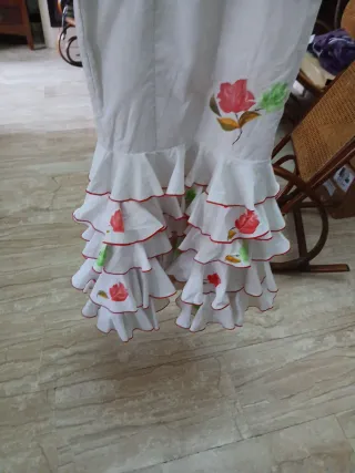 Bata Rociera Volantes Flores