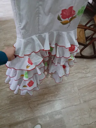 Bata Rociera Volantes Flores