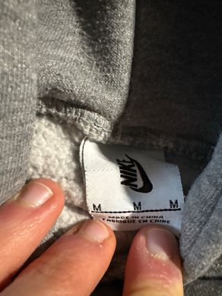 Felpa Nike con cappuccio grigia M