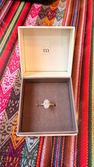 Anillo de compromiso solitario