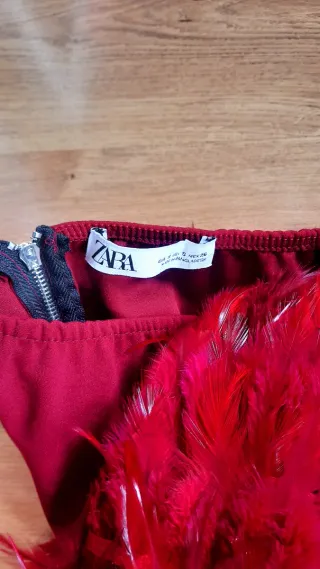 Top Zara Rojo Talla S