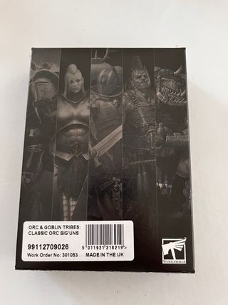 5 Orcos Grandotes Warhammer