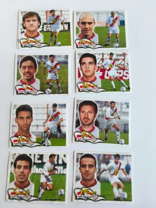 Lote 8 Cromos Liga Rayo Vallecano