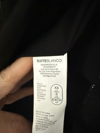 Chaqueta fiesta lentejuelas negra