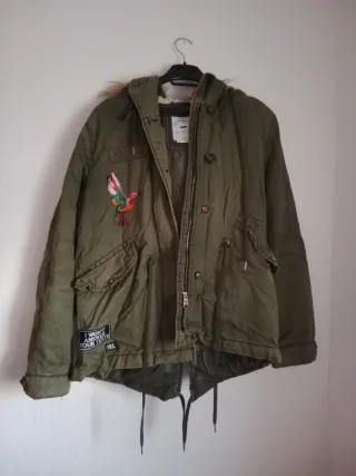 Chaqueta verde militar