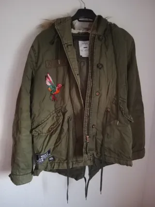 Chaqueta verde militar