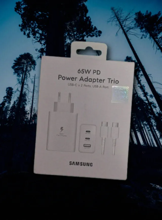 Adattatore di alimentazione Samsung 65W PD Power Trio