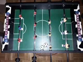 Futbolín de mesa pequeño