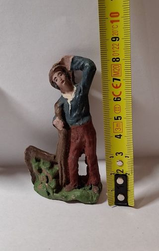 Statuine presepe taglialegna anni '70