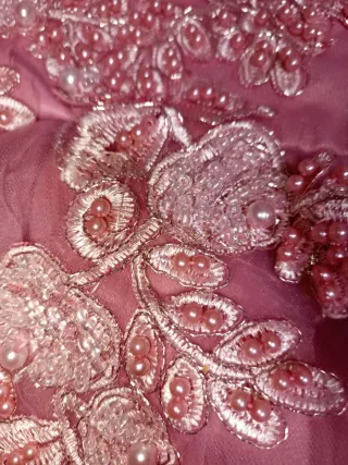 Vestido fiesta niña rosa