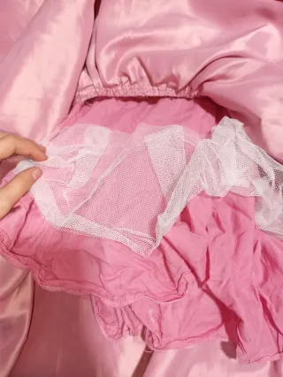 Vestido fiesta niña rosa