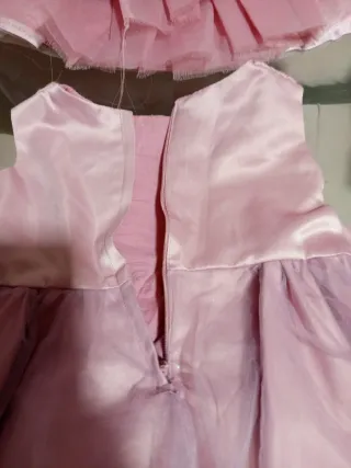 Vestido fiesta niña rosa